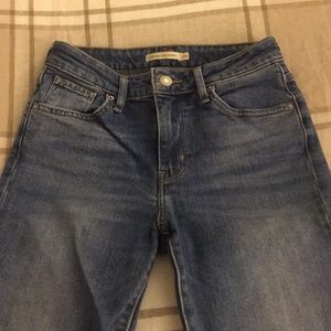 Levi high rise skinny jeans